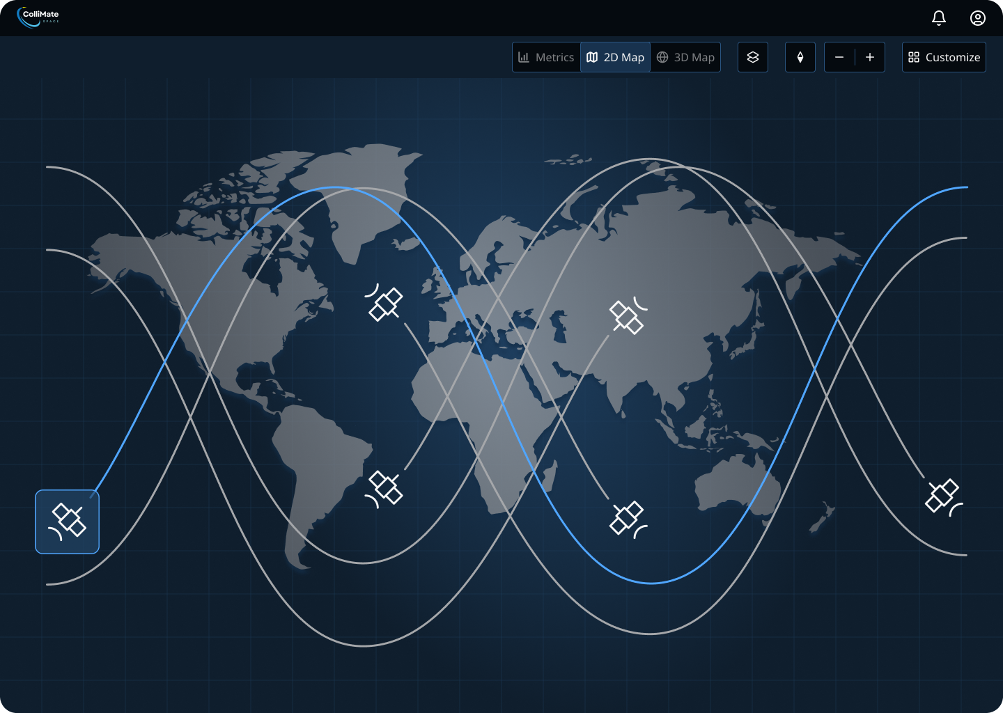 ColliMate 2D Map View