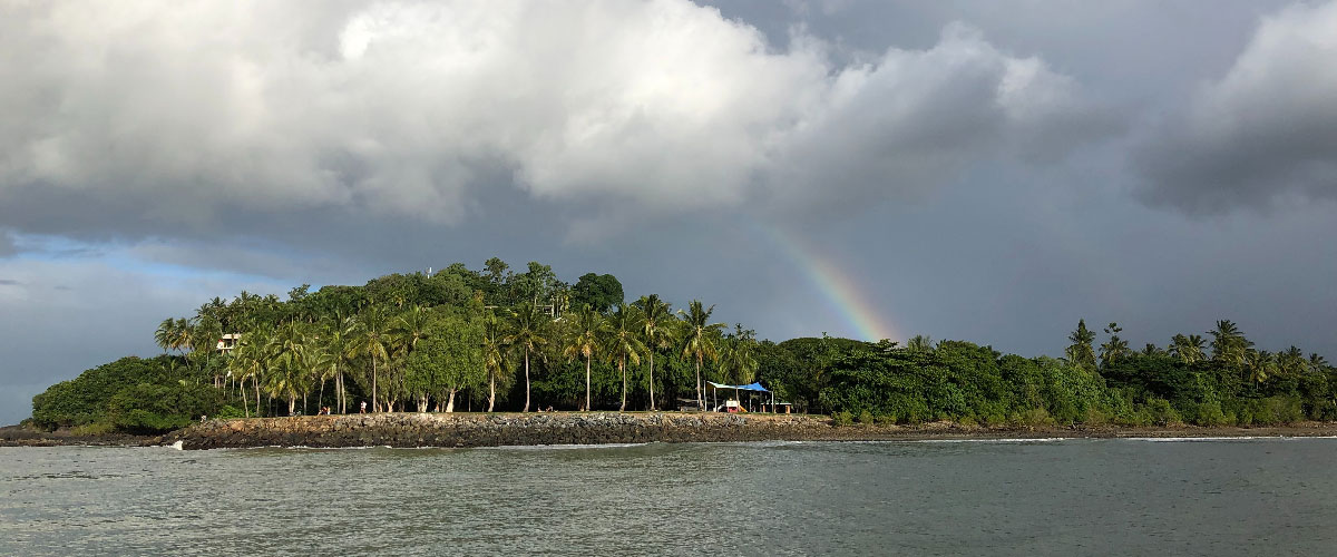 rainbow over Port Douglas