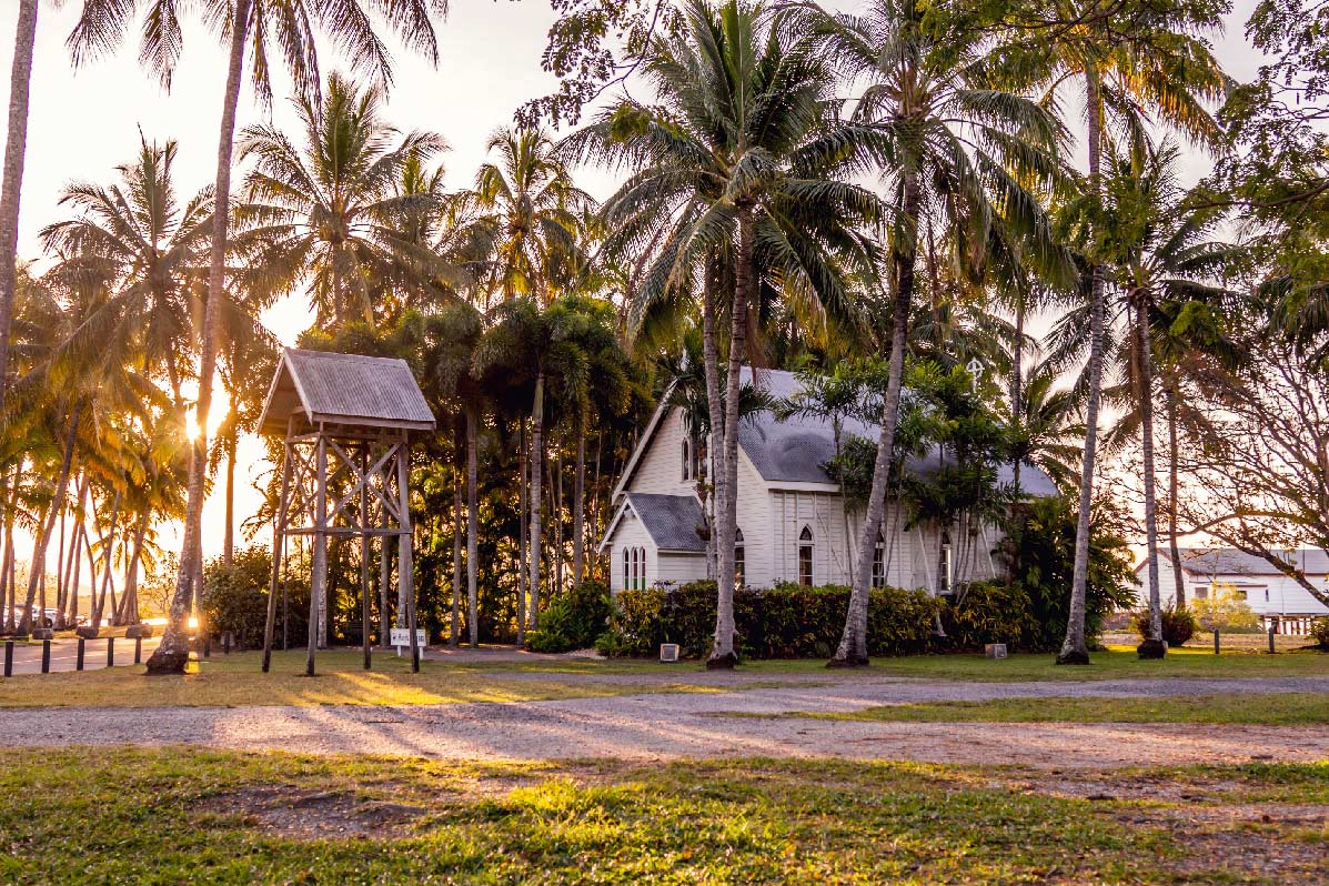 St. Mary's Church in the center of Port Douglas